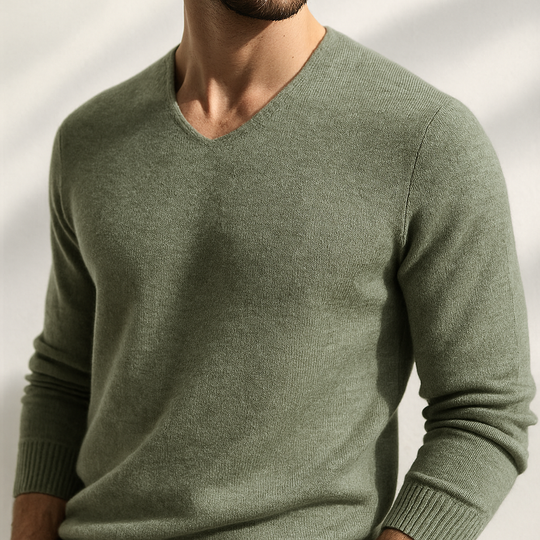 Brenton Cashmere V-Neck