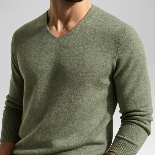 Brenton Cashmere V-Neck