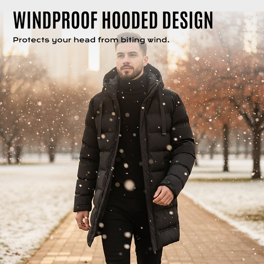 Northfield™ - Men’s Mid-Length Hooded Padded Jacket