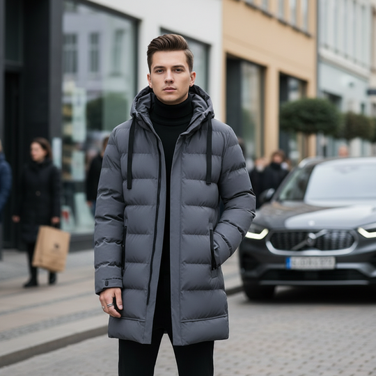 Northfield™ - Men’s Mid-Length Hooded Padded Jacket